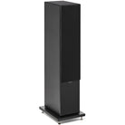 Sonus Faber Lumina V Floorstanding Speaker - Black - Each - angled front view with grille