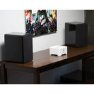 Peachtree M25 Powered Speakers - Black pair - lifestyle image