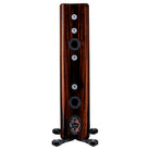 Monitor Audio Platinum 200 3G Floorstanding Loudspeaker - rear view of single gloss ebony speaker