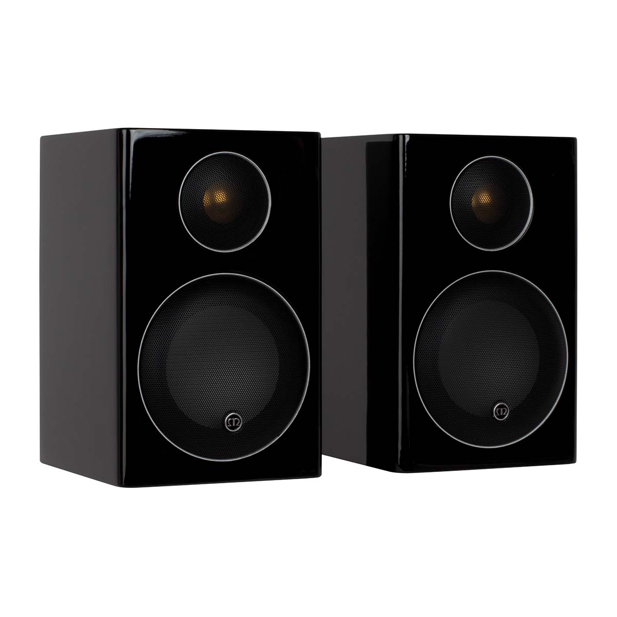 Monitor Audio Radius 90 Bookshelf Speakers, Gloss Black, set of two