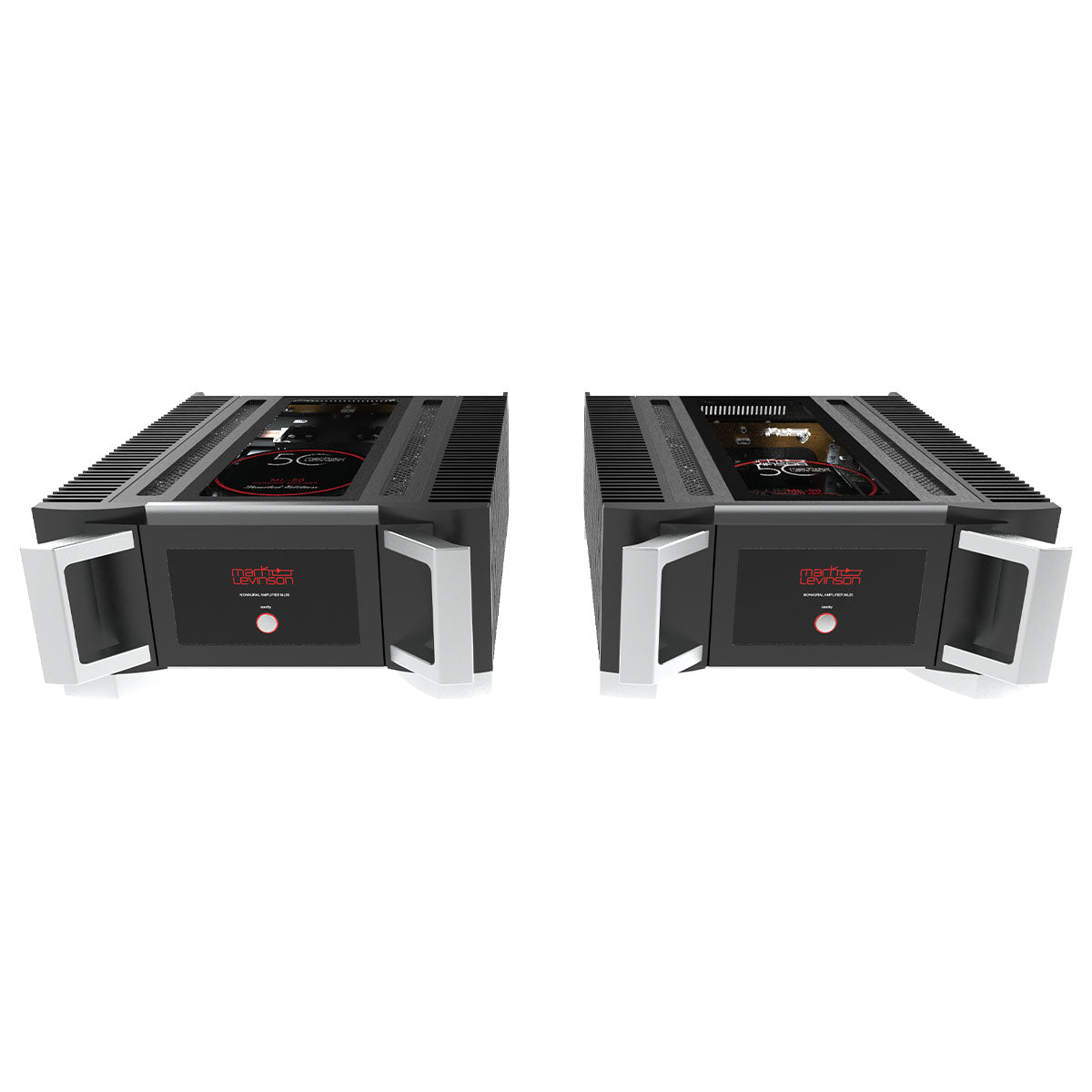 Mark Levinson ML-50 50th Anniversary Limited Edition Monaural Amplifier - Pair - front view of pair