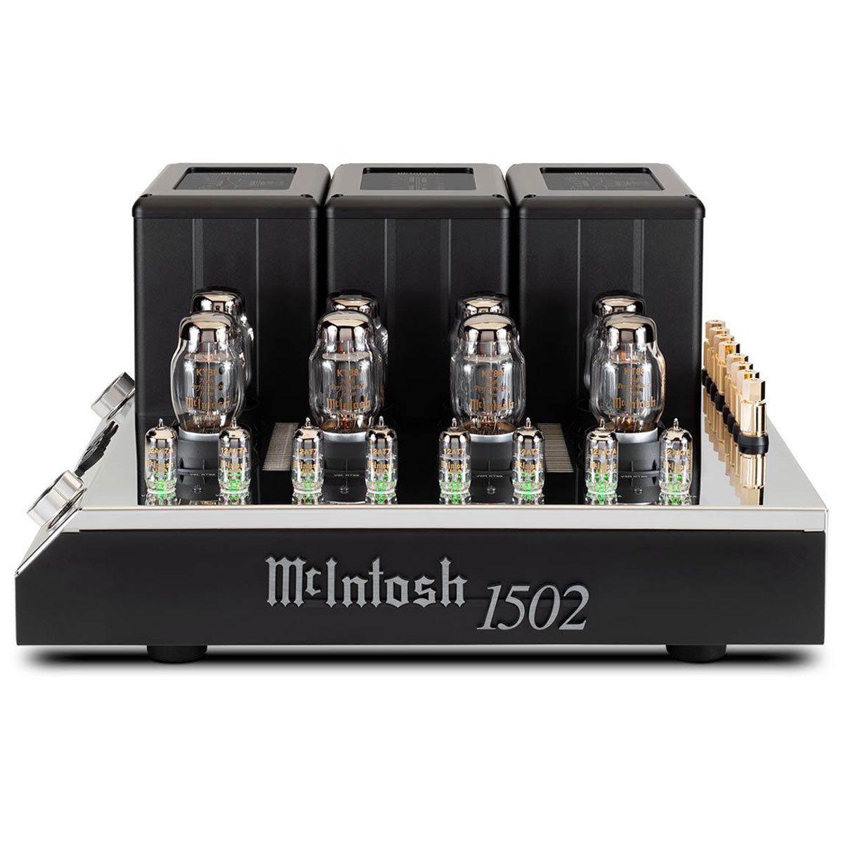 McIntosh MC1502 2-Channel Vacuum Tube Amplifier, Front Top