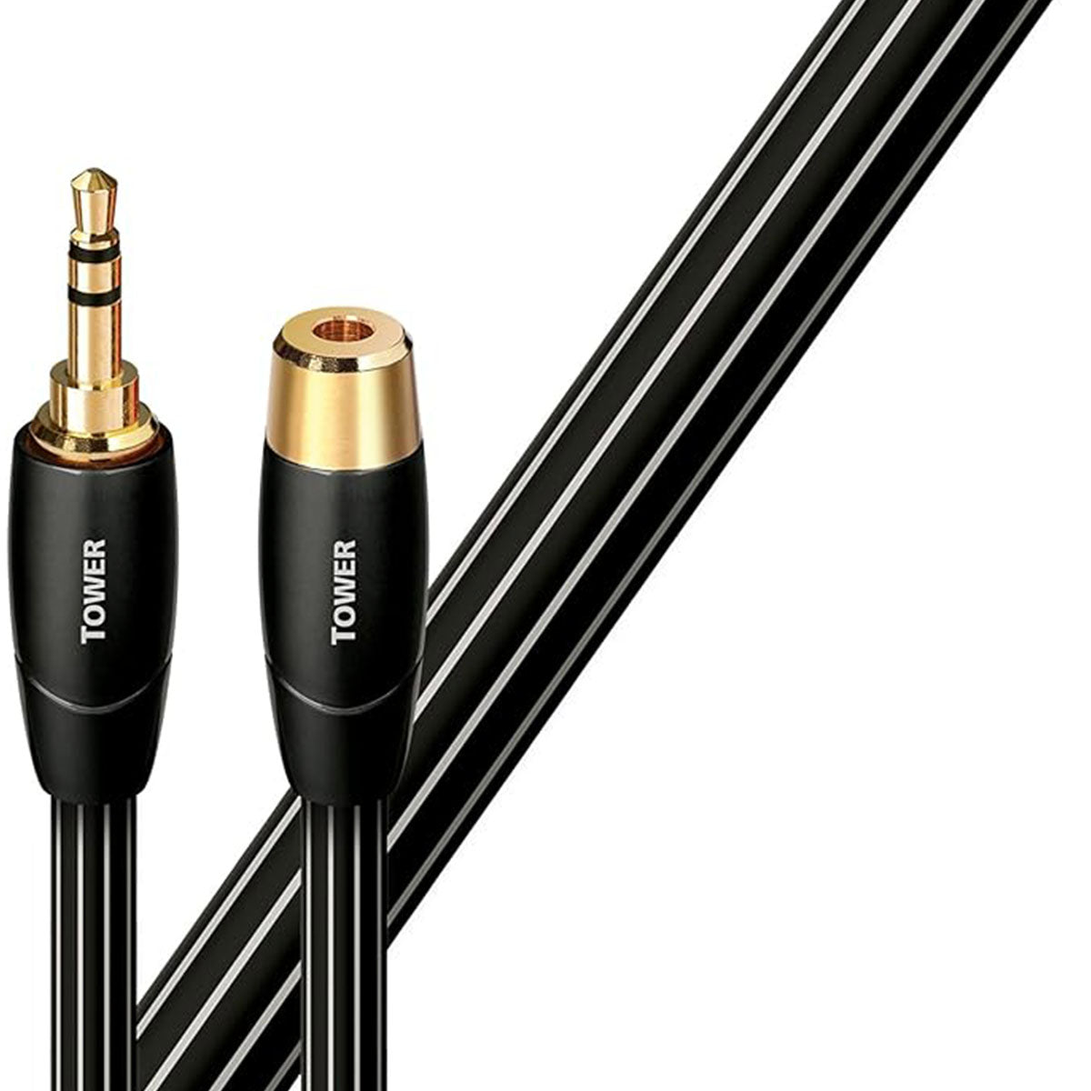 AudioQuest Tower 3.5M-3.5F Analog Audio Interconnect Cable - 3m Terminations view