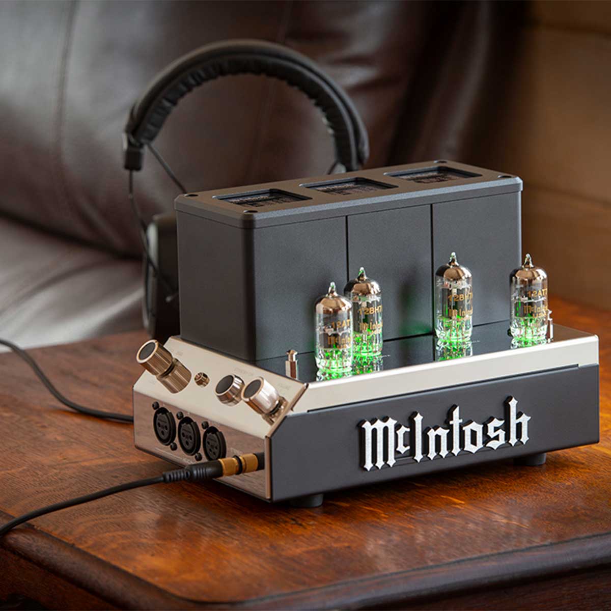 McIntosh MHA200 Vacuum Tube Headphone Amplifier Lifestyle image