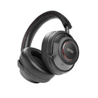 Close-up angled view of the Mark Levinson № 5909 Premium Hi-Res Wireless ANC Over-Ear headphones in the pewter finish.