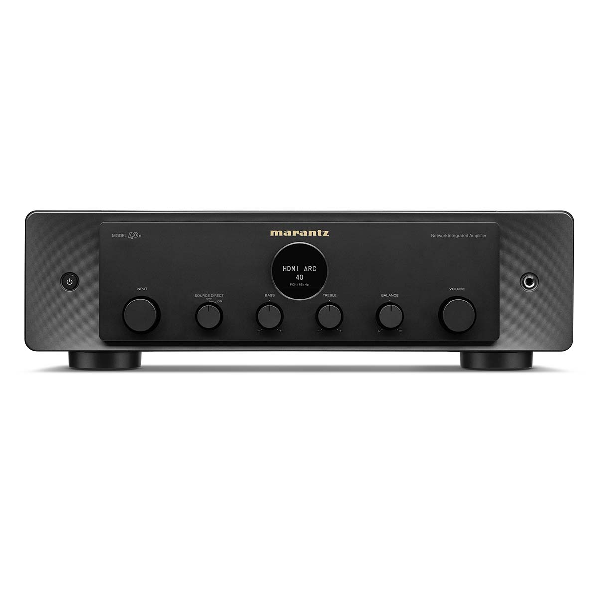 Marantz Model 40n Integrated Amplifier, Black, front view