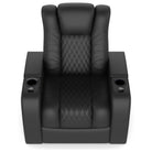 Audio Advice Revelation Home Theater Seating - top down view of 2 arm chair with LEDs on