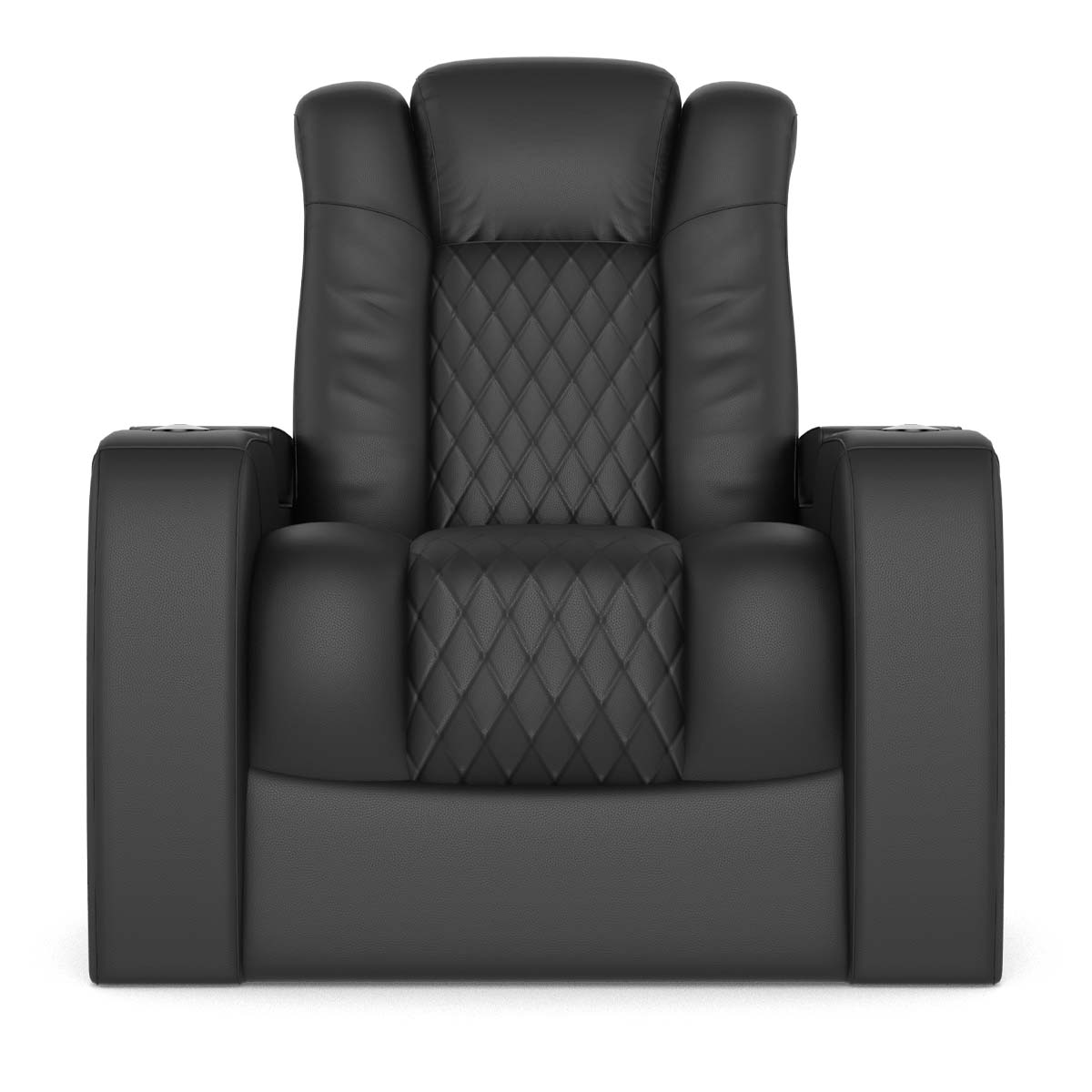 Audio Advice Revelation Home Theater Seating - front view of 2 arm chair