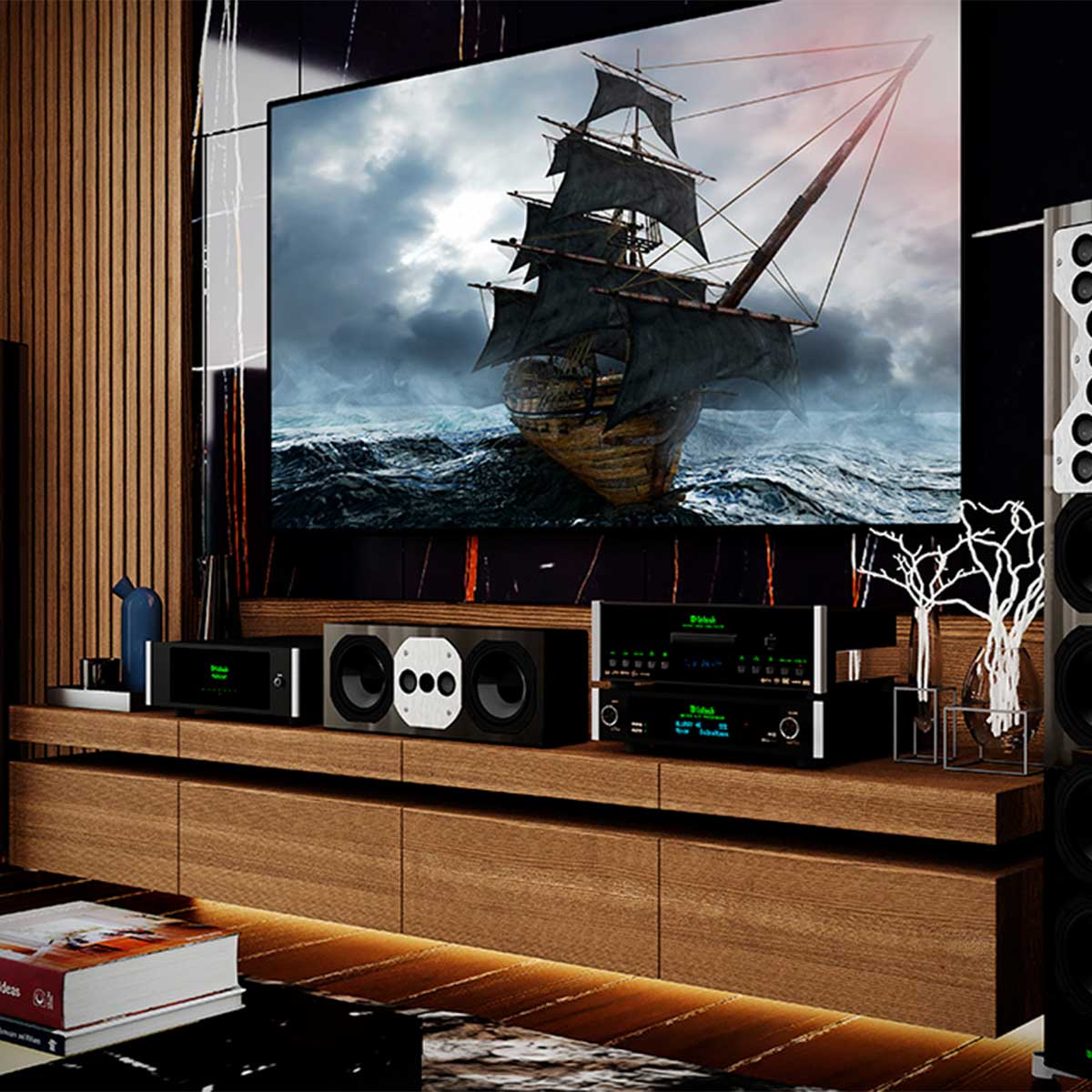 McIntosh MX100 A/V Processor Lifestyle Image