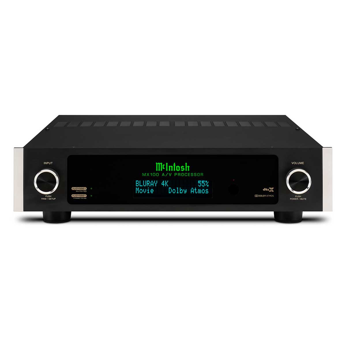 McIntosh MX100 A/V Processor Front view