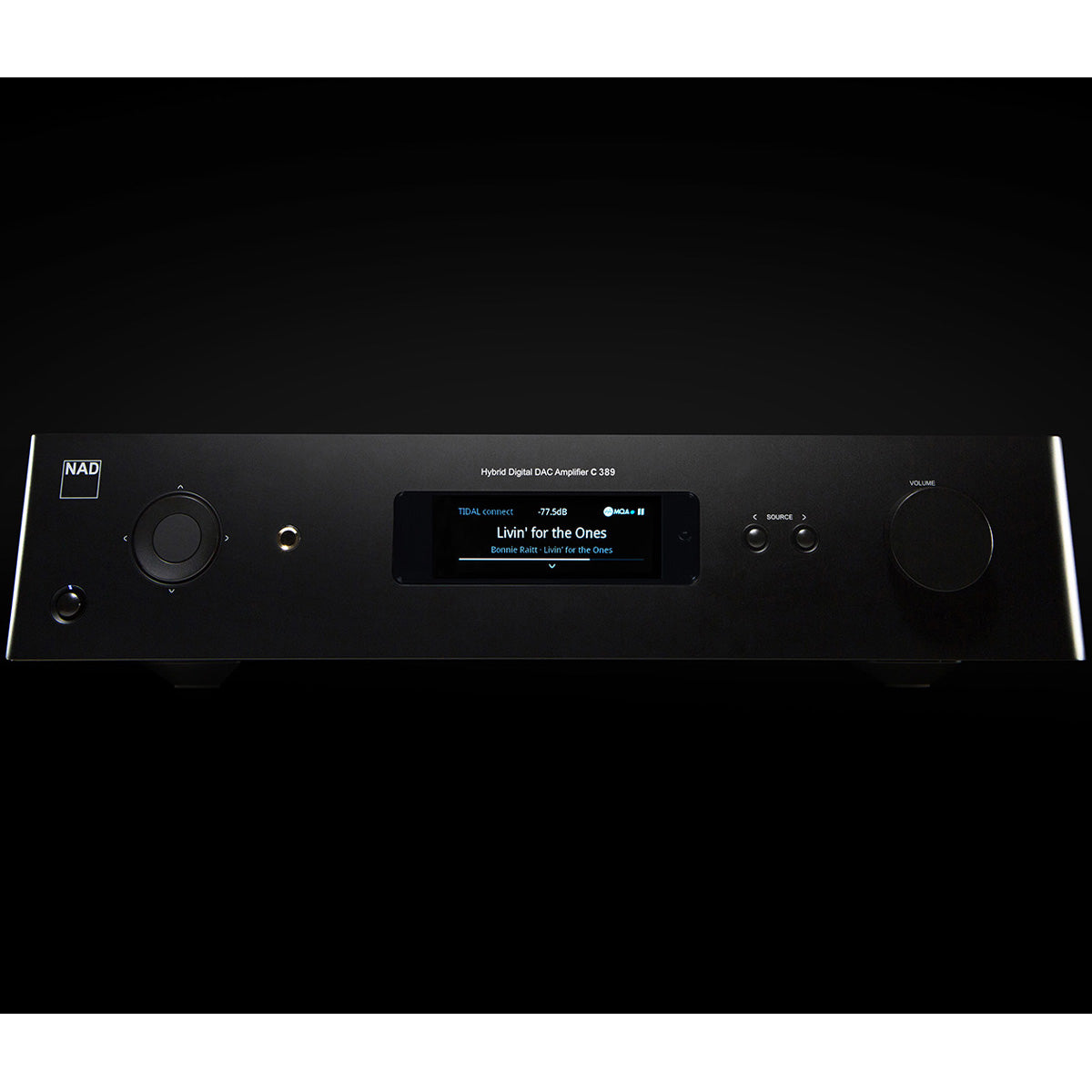 NAD C 389 Black on Black for Web