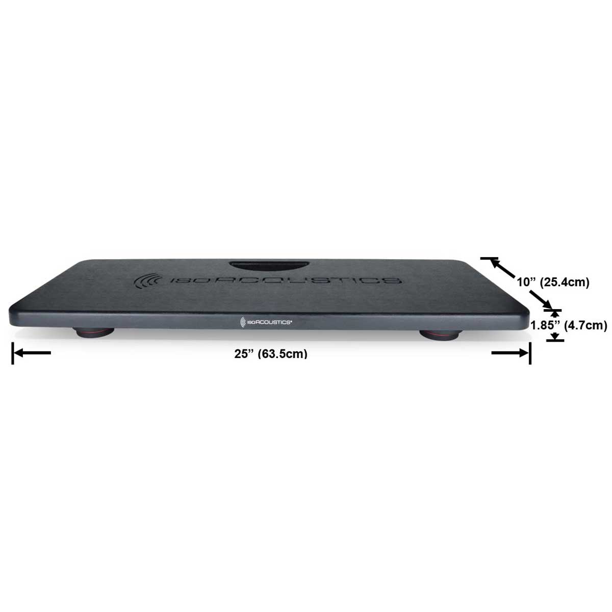 IsoAcoustics Stage 1 Board Isolation Platform Dims