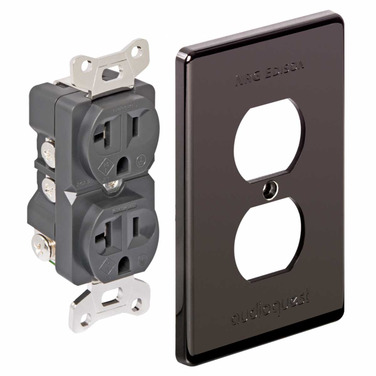 AudioQuest NRG Edison Duplex Wall Outlet - 20 AMP