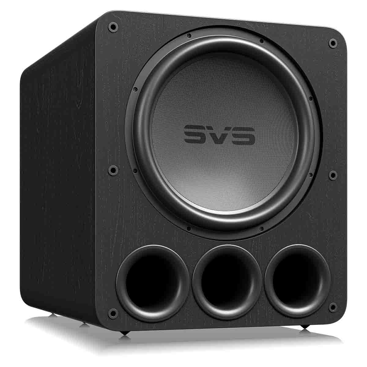 SVS PB17 - Ultra R|Evolution Subwoofer - black oak angled left front view