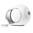 Devialet Phantom I Wireless Speaker, Light Chrome, front angle with remote