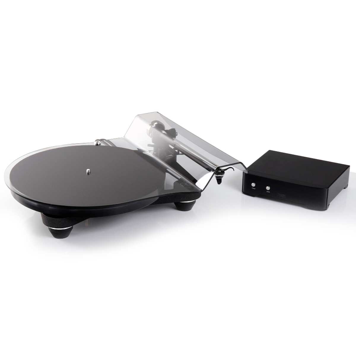 Rega Planar 8 Turntable black with dustcover and Neo PSU