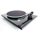 Rega Planar 2 Turntable Black - angled front view