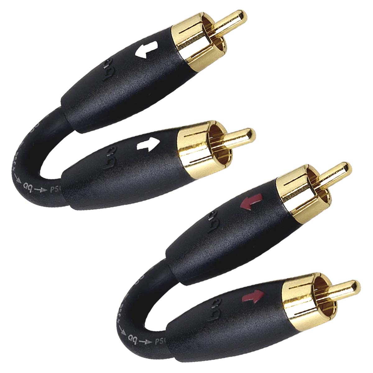 AudioQuest Pre-Amp Jumpers RCA Male > Male - Set of 2 Terminations view