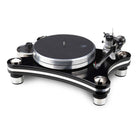 VPI Prime Signature 21 Turntable, Black, front angle with slipmat