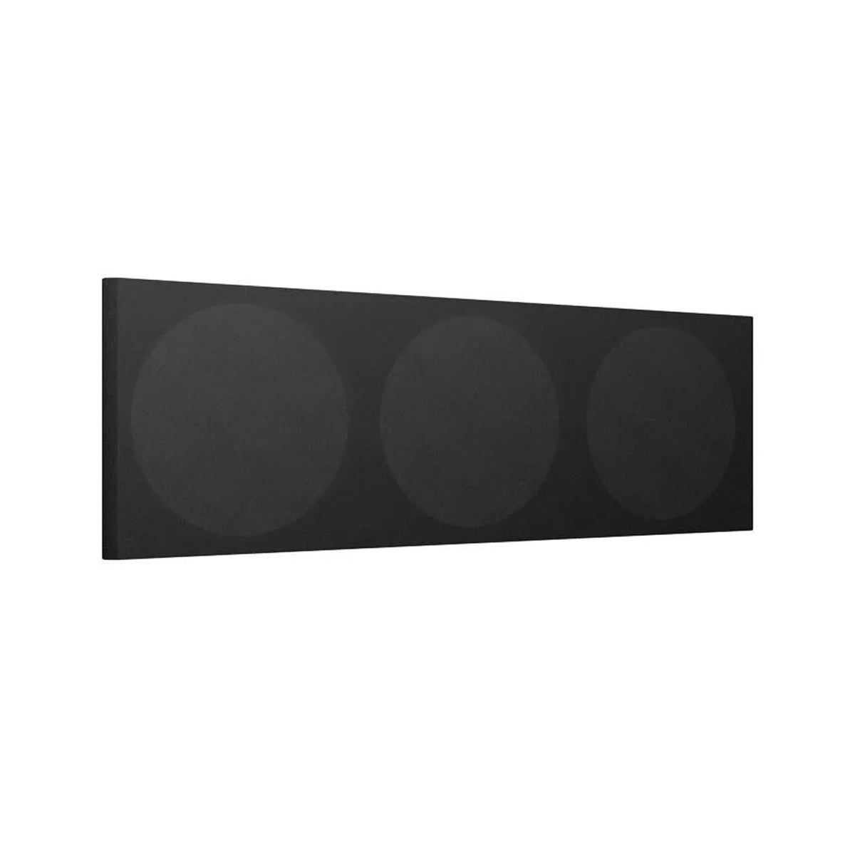 KEF Optional Grille for Q650c Speaker - Black - Each angled front view