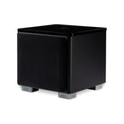 REL Acoustics HT/1003 MKII Subwoofer angled front view with grille