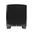 Revel B112v2 12” 1000W Powered Subwoofer - black single with grille - front view