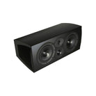 Revel C208 3-way Center Channel Loudspeaker - Black without grille - angled front view