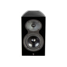 Revel M106 2-Way Bookshelf Monitor Loudspeaker - single black without grille - front view