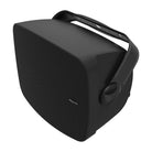 Klipsch RSM-650 Full-Range 6.5” Indoor/Outdoor Surface Mount Loudspeaker - Pair black angled front horizontal view