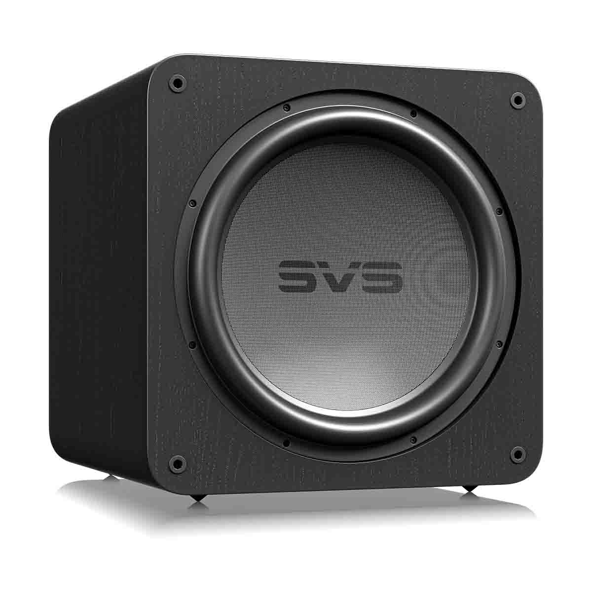 SVS SB17 - Ultra R|Evolution Subwoofer black oak angled left front view