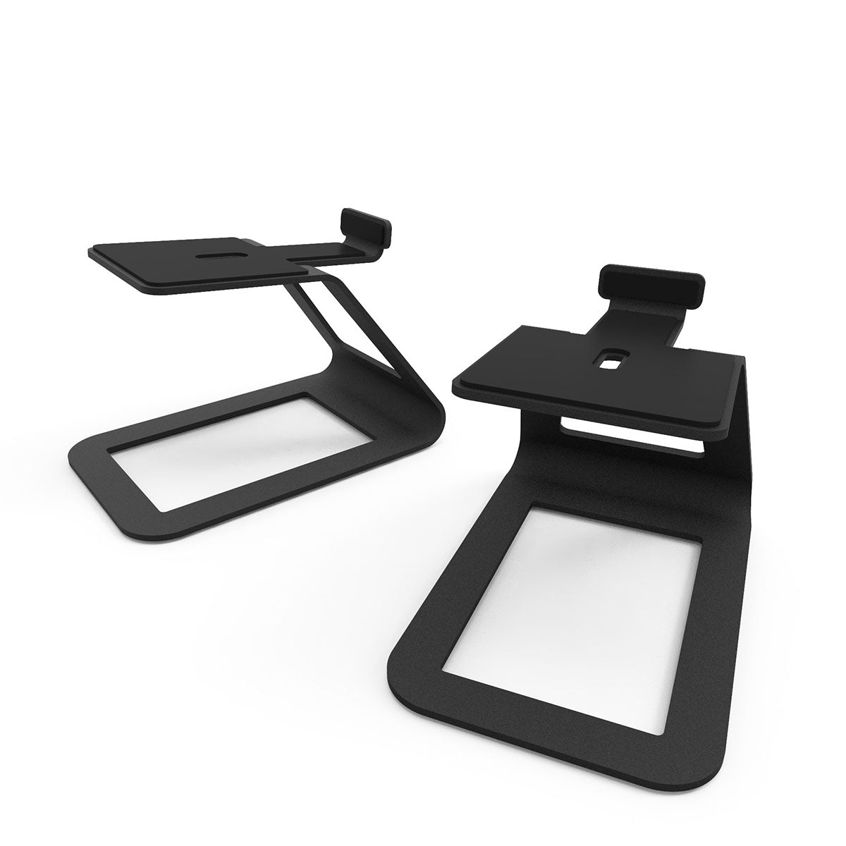 Kanto SE4 Elevated Desktop Speaker Stands for Midsize Speakers - Pair Black