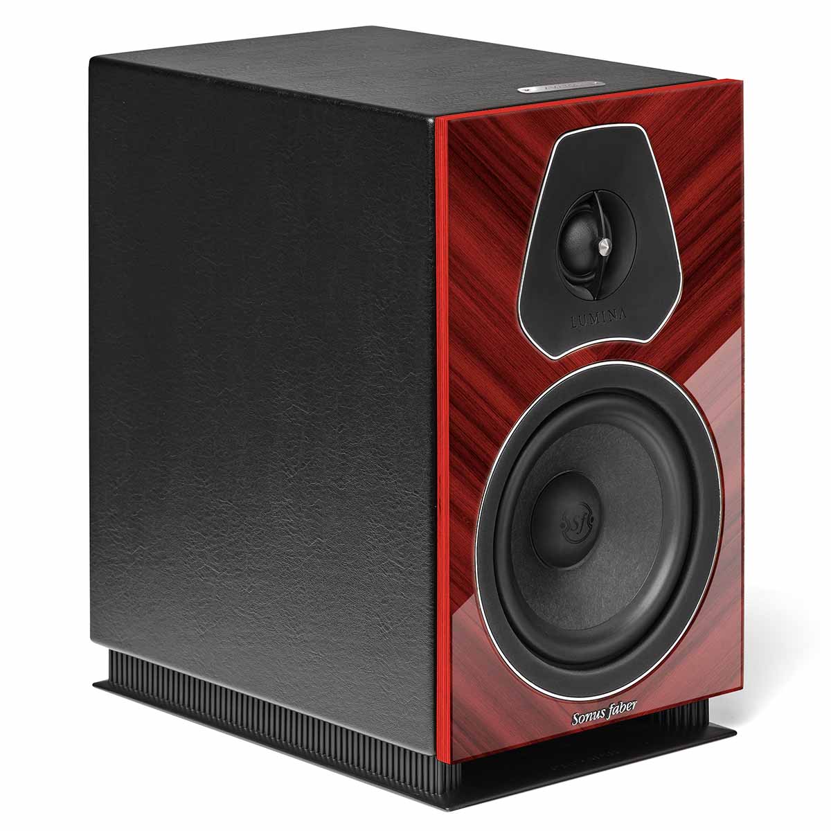 Sonus Faber Lumina II Amator Bookshelf Loudspeakers - Pair red angled front view