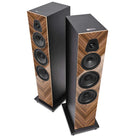 Sonus Faber Lumina V Amator Floorstanding Loudspeakers - Pair angled top view of walnut pair