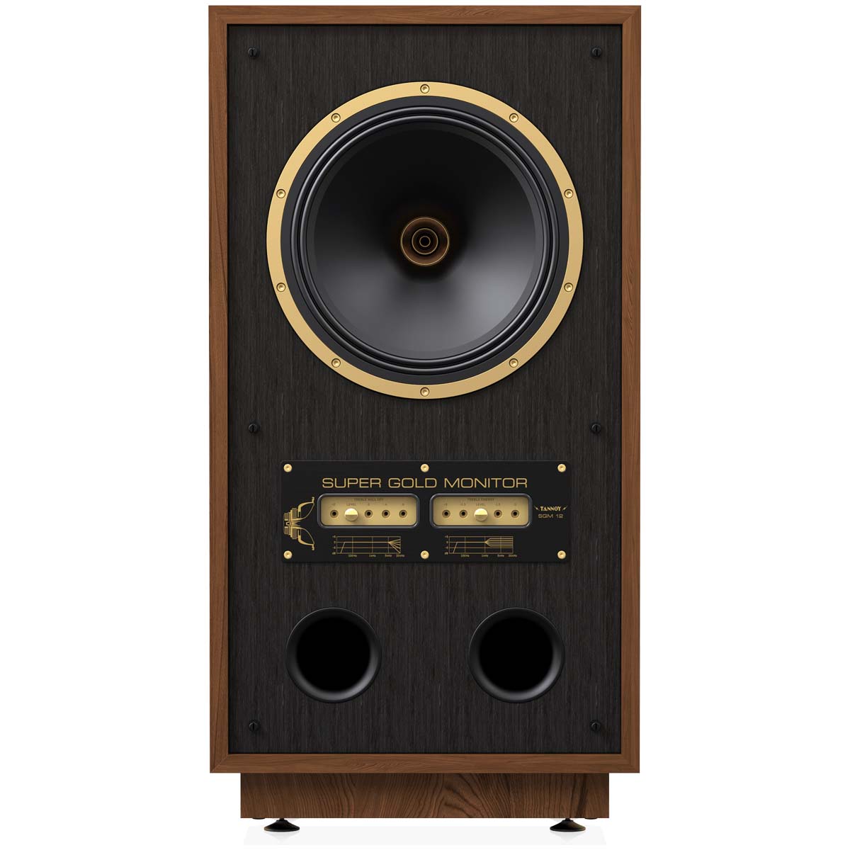 Tannoy SGM 12 2-Way Floorstanding 12” Dual Concentric HiFi Loudspeaker - Oiled Walnut - Each front view