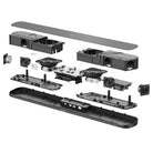 Internals of the Sennheiser Ambeo Soundbar Mini on white background