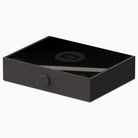 Andover Audio SpinBase MAX - right angle side view in black