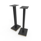 Kanto ST28P 28" Universal Bookshelf Speaker Floor Stand with Plywood Base Pair Front right view