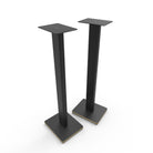 Kanto ST34P 34" Universal Bookshelf Speaker Floor Stand with Plywood Base - Pair Front left view