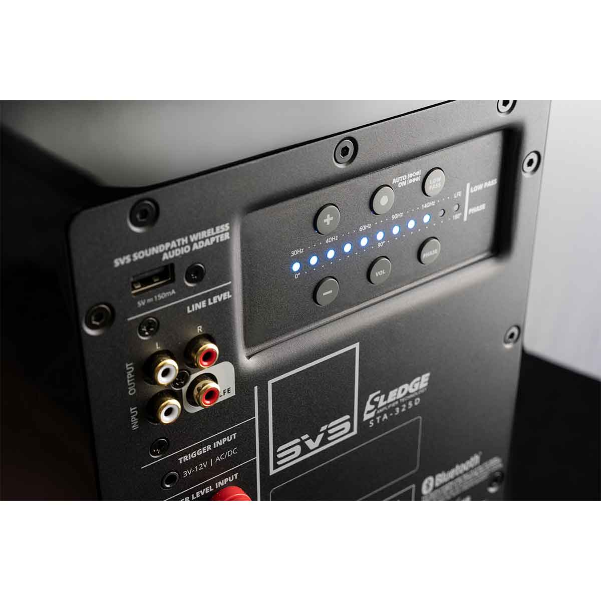 close up of SVS PB-1000 Pro Series Subwoofer rear panel