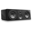 SVS Ultra Evolution Center Channel Loudspeaker - single piano black without grille - angled front view