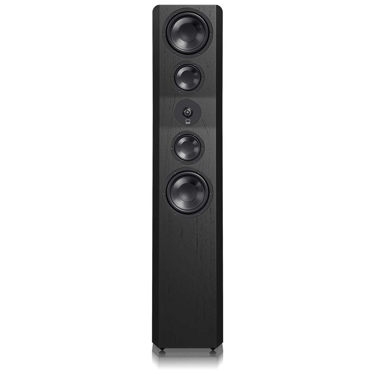 SVS Ultra Evolution Titan Floorstanding Loudspeaker - single black oak without grille - front view