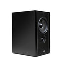 PSB Synchrony B600 Premium Bookshelf Speaker - single gloss black - angled front view