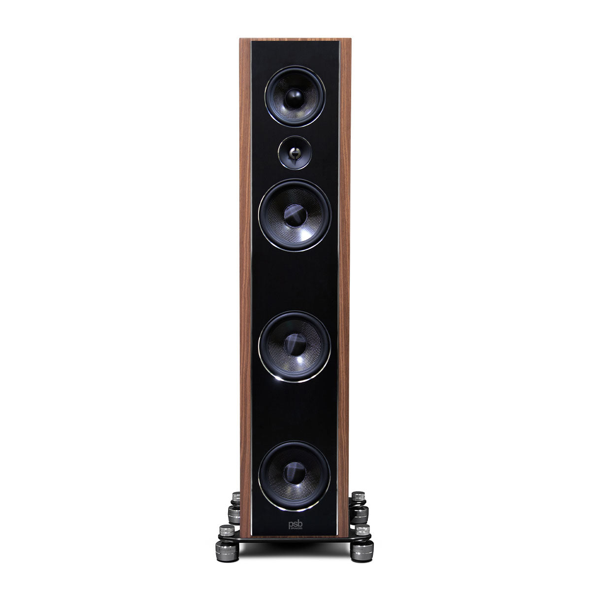 PSB Synchrony T600 Premium Tower Speaker - Walnut - single front view