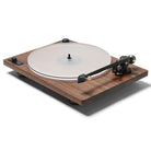 U-Turn Orbit Theory Turntable - Rift Walnut angled front right view