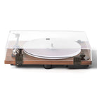 U-Turn Orbit Theory Turntable - Rift Walnut rear view no preamp