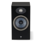 Focal Theva No1 Bookshelf Speakers - Black - Pair - angled left front view without grille