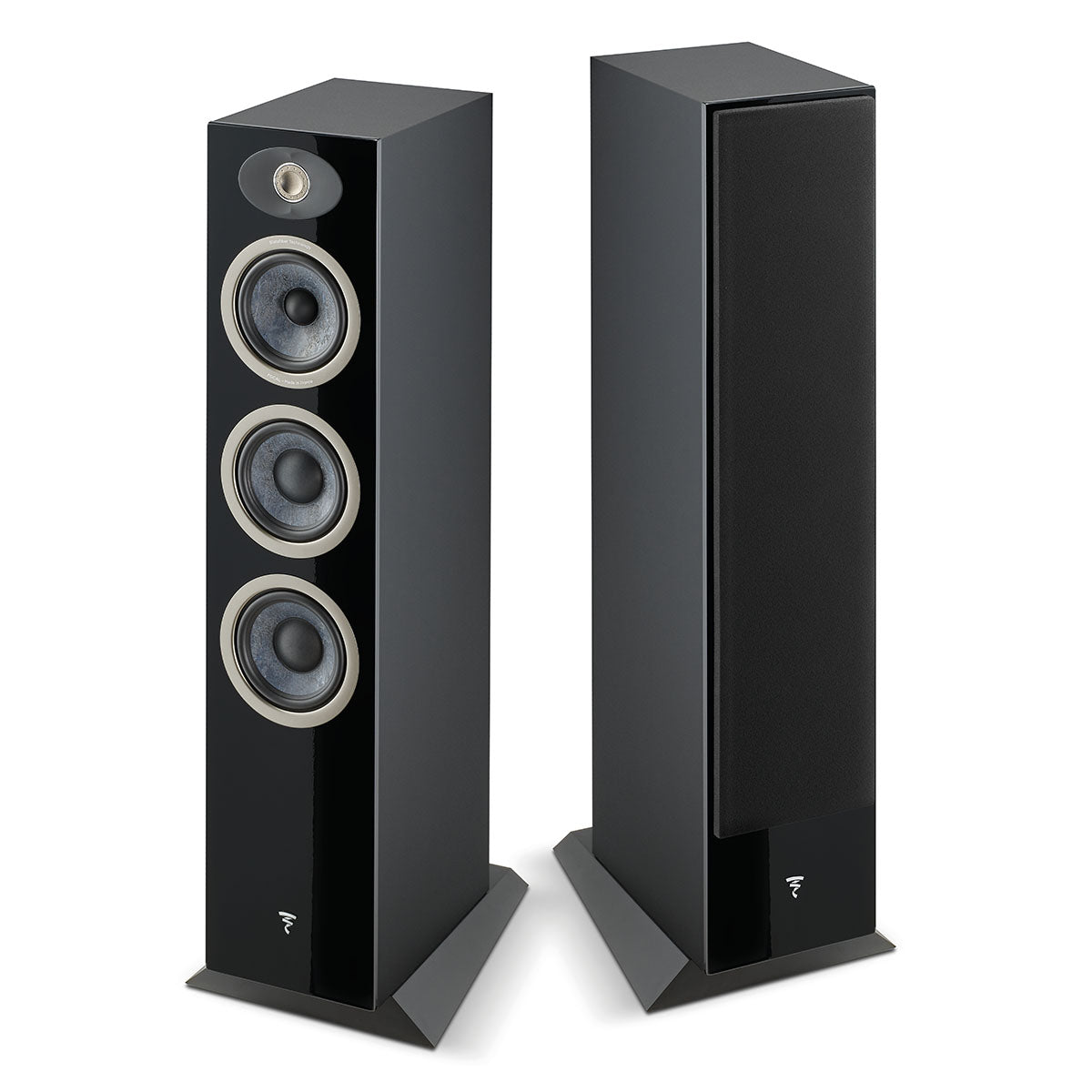 Focal Theva No2 Floorstanding Speaker - Each - view of black pair