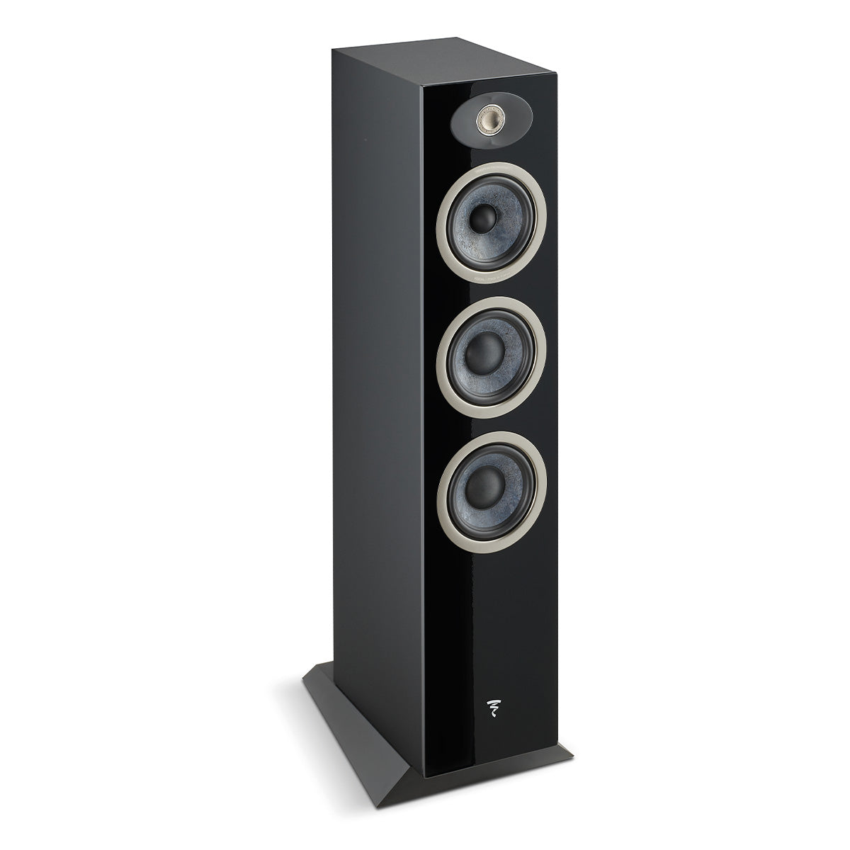 Focal Theva No2 Floorstanding Speaker - Each - angled left front view without grille