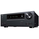 Onkyo TX-NR6100 angled with volume knob