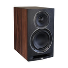 ELAC Uni-Fi Reference UBR62 3-Way Bookshelf Speaker - Black front angle w/o grill